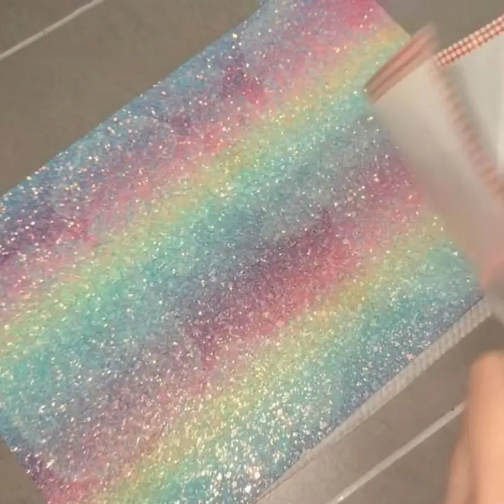 

Набор из 5 штук: Термостойкие многоразовые глянцевые тканевые листы для выпечки и глажки с радужным блеском, нелипкие, жаропрочные