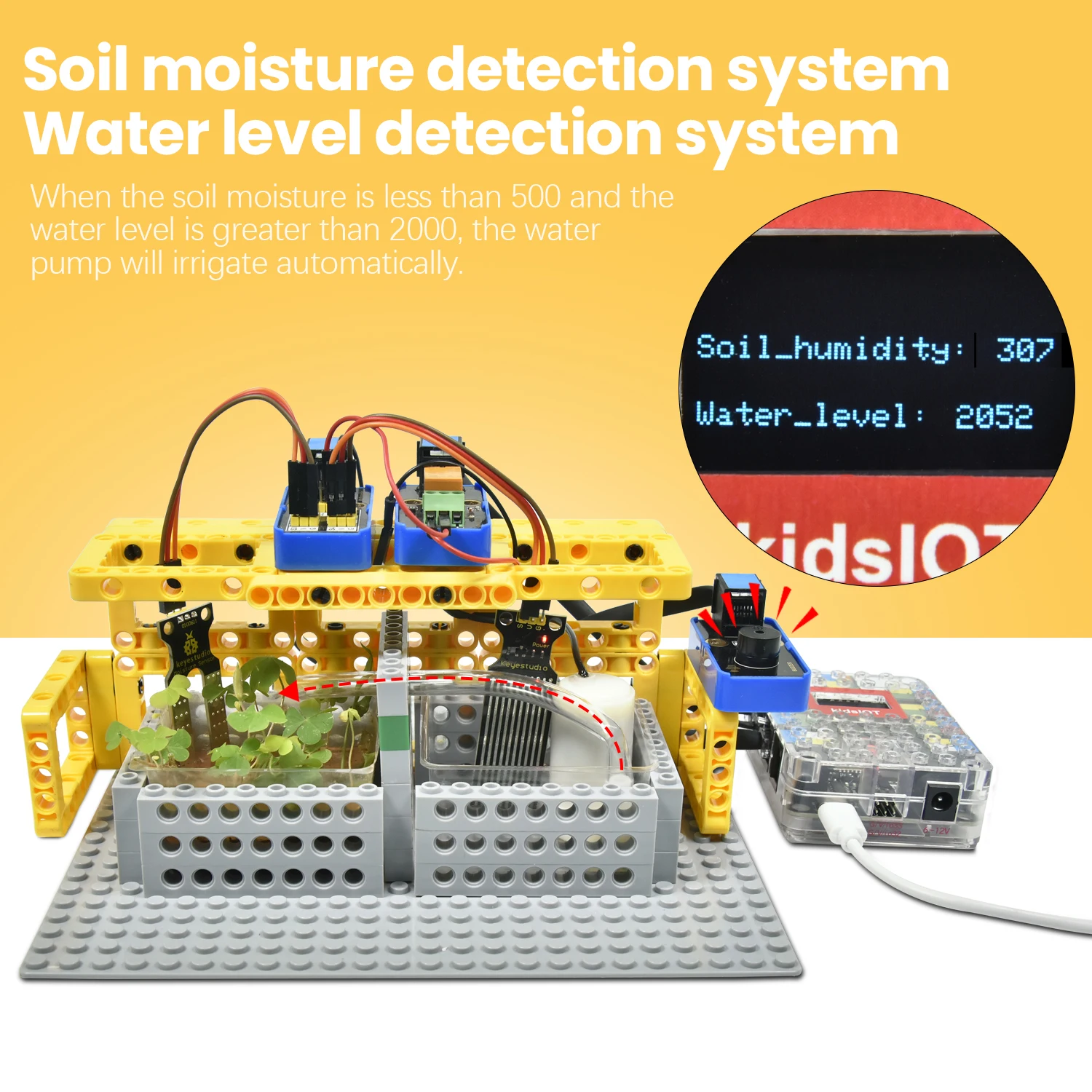 Kidsbits inteligentny zestaw farmy dla Arduino tablica IOT kompatybilna z obsługą LEGO programowanie graficzne edukacja nauka zestaw do