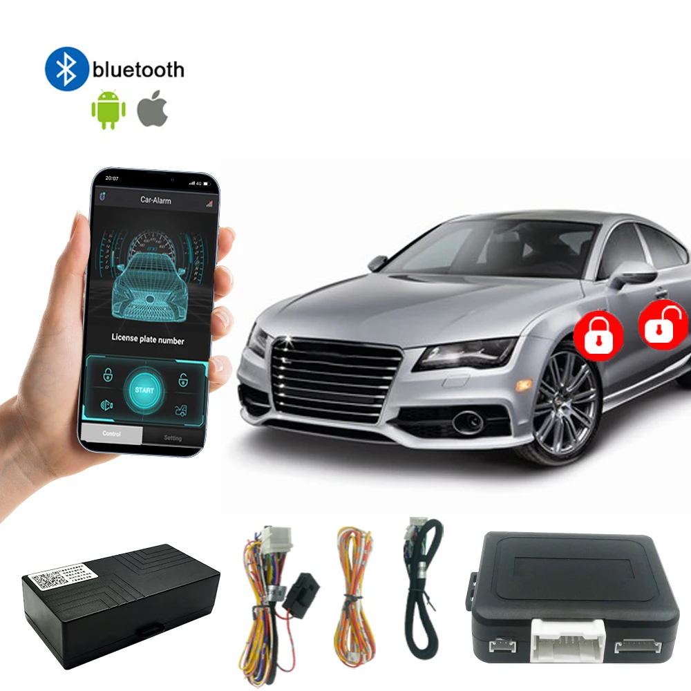 

PKE bluetooth controle Automatic induction central locking chave inteligente com início remoto