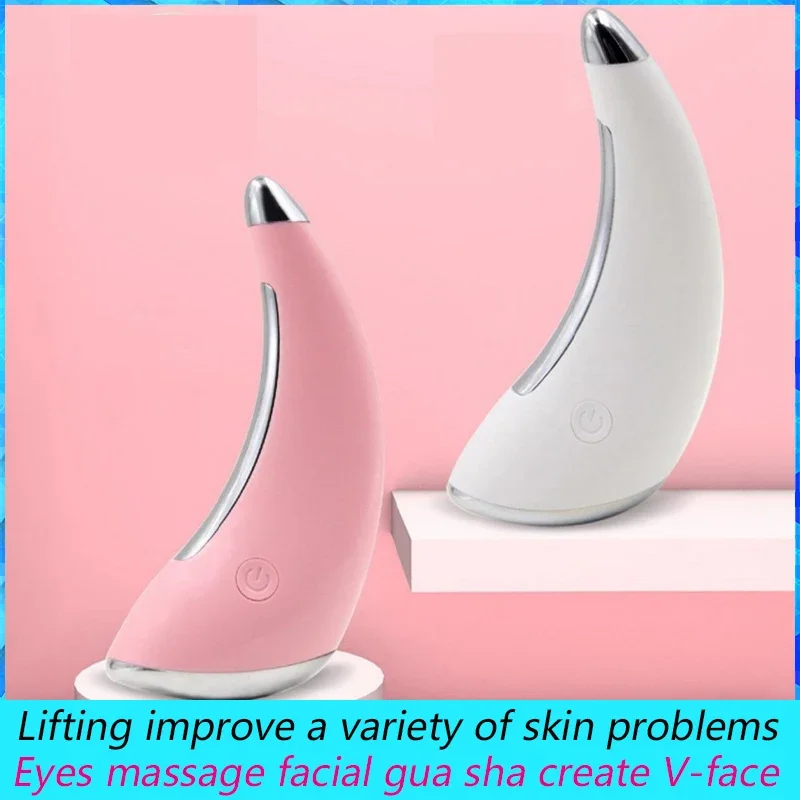 Dispositivo elettrico per la bellezza del viso, massaggio oculare, Gua Sha viso, Crea V-face, Lift, Migliora una varietà di problemi cutanei USB ML-059
