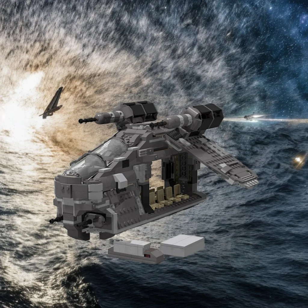 

843 шт. императорский пистолет MOC Star Batter Empire модель автомобиля образовательная модель здания DIY блоки игрушки на день рождения подарок