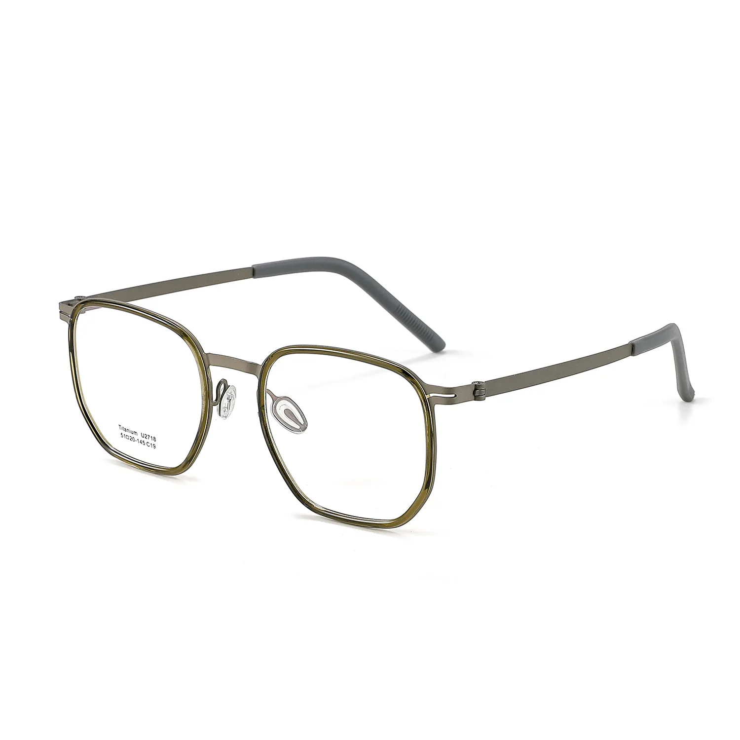 إطارات النظارات الفاخرة الموضة الرجال النساء الرجعية التيتانيوم النقي خلات النظارات إطار نظارات مريحة النظارات #4