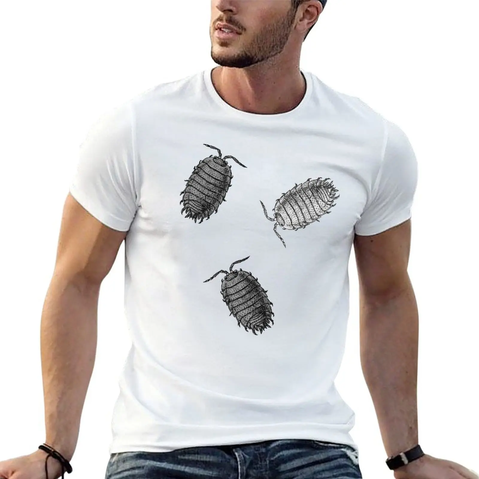 

shirt t t 100% shirt for cotton man B&W percent Isopods 100 T-Shirt shirt cotton pack cotton t men