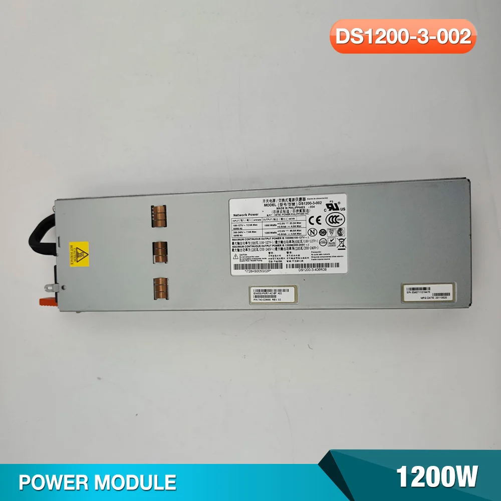 

1200W Server Power Supply For Juniper DS1200-3-002 EX4500-PWR1-AC-FB B