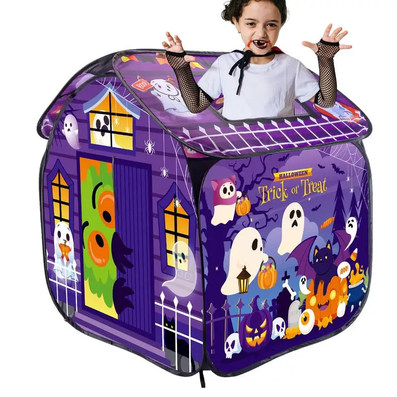 

House Tent For Kids Indoor Halloween Tent House For Kids Kids Play Tent Ventilative Toddler Play Space For Girls Boys Easy To