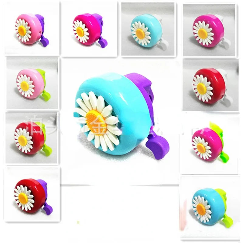 2.2cm Dia Handlebar Universal Bicycle Bell Chrysanthemum Shape Bike Horn Bike Accessories Loudly Bell for Children Bike