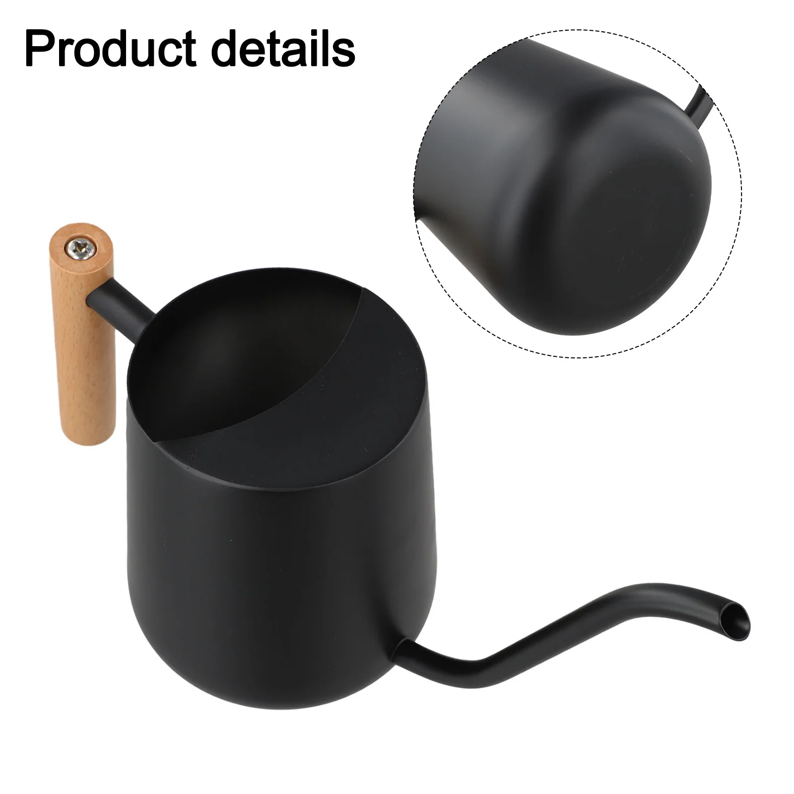 

Stylish and Functional Stainless Steel Watering Kettle 1000ml for Easy Indoor and Outdoor Plant Care with Comfortable Handle