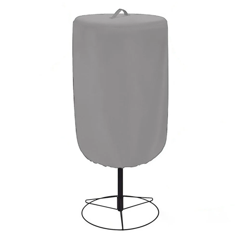 Easy To Install Cover Outdoor Basket Cover 210D Oxford Material Black Coffee Grey Options Outdoor Golfing For Outdoor Use