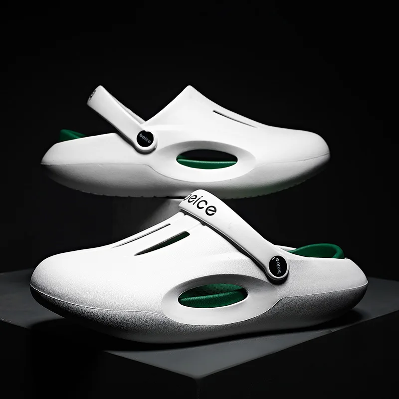 

Summer Men's and Women's Slippers Thick-soled Soft-soled Beach Shoes Outdoor Wear-resistant Non-slip Breathable Odorless Sandals