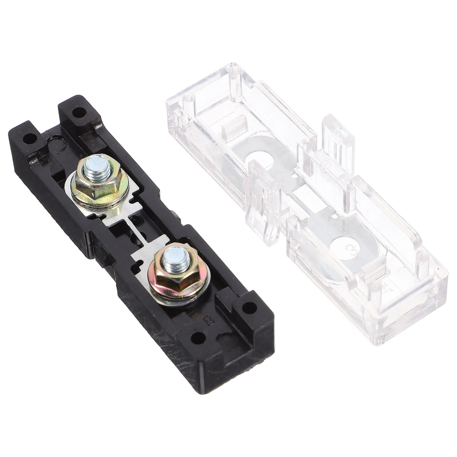 

Automotive Fuse Block Durable Plastic Iron Car Fuse Box Replacement Holder Electrical Panel for Motorcycle Boat