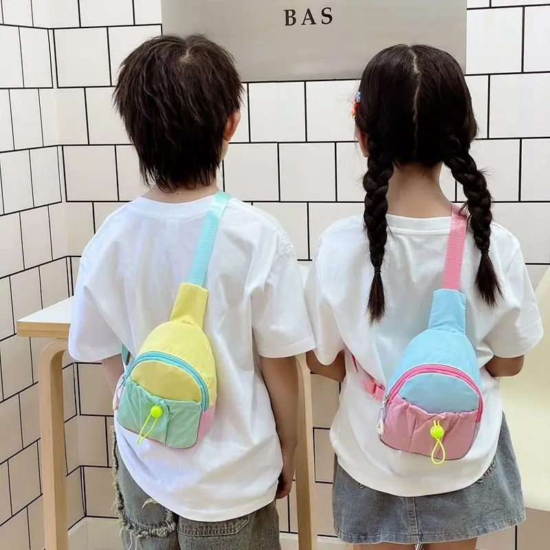 Borsa a tracolla casual per bambini Borsa a tracolla semplice per ragazzi e ragazze Portamonete Collezione da viaggio Zaino