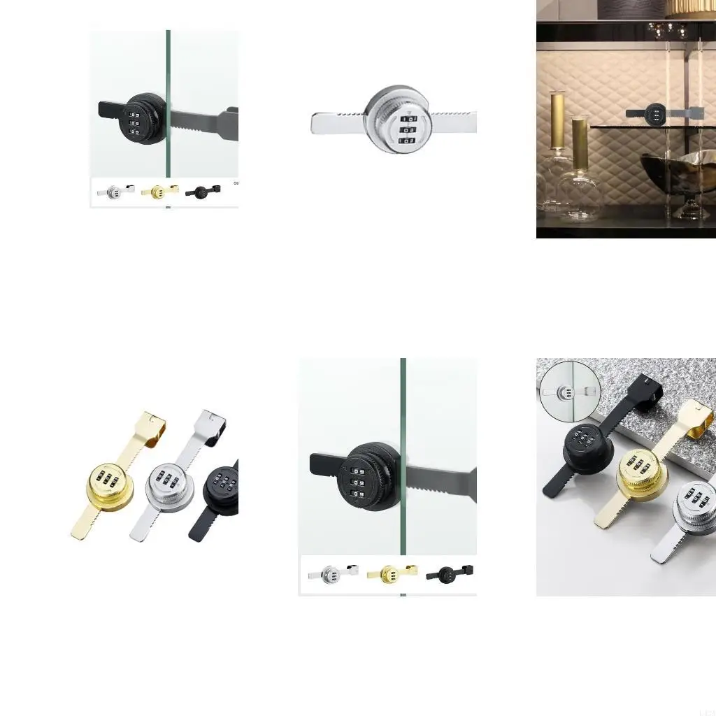 L43A Password Lock Heavy Duty Anti-theft Security Door Lock Thicken Keyless Latches