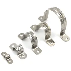 10Pcs M5-M100 5mm-100mm Stainless Steel Saddle Clamps Riding Clip Horseback Tube Saddle Clip Buckle Throat Hoop Ohm Tube Card