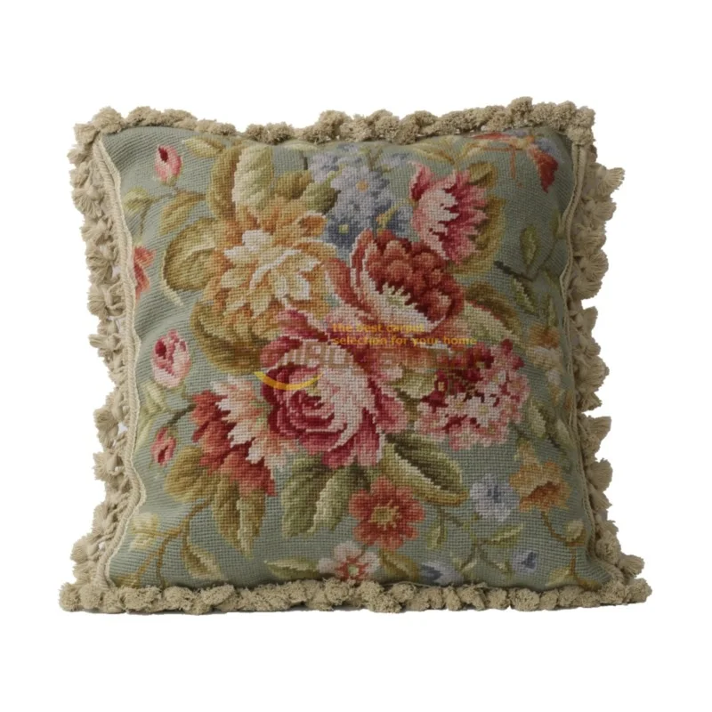 

victorian pillow Ethnic woven throw pillow embroidery needlepoint living room european palace pillowcase