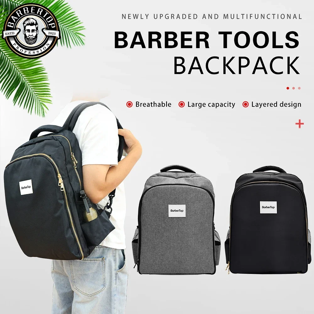 Barber Backpack Hairstylist Tools Bag Large Capacity Travel Bags Multifunctional Multi-Storey Salon Storage Shoulders Bag