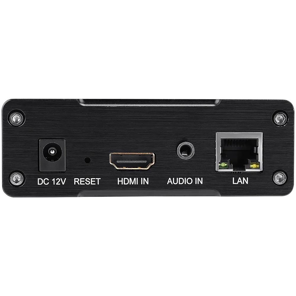 Encoder per streaming live FHD H.265 HEVC H.264 MPEG4 HDMI WIF Da HDMI a IP SRT NDI Iptv Video Encoder