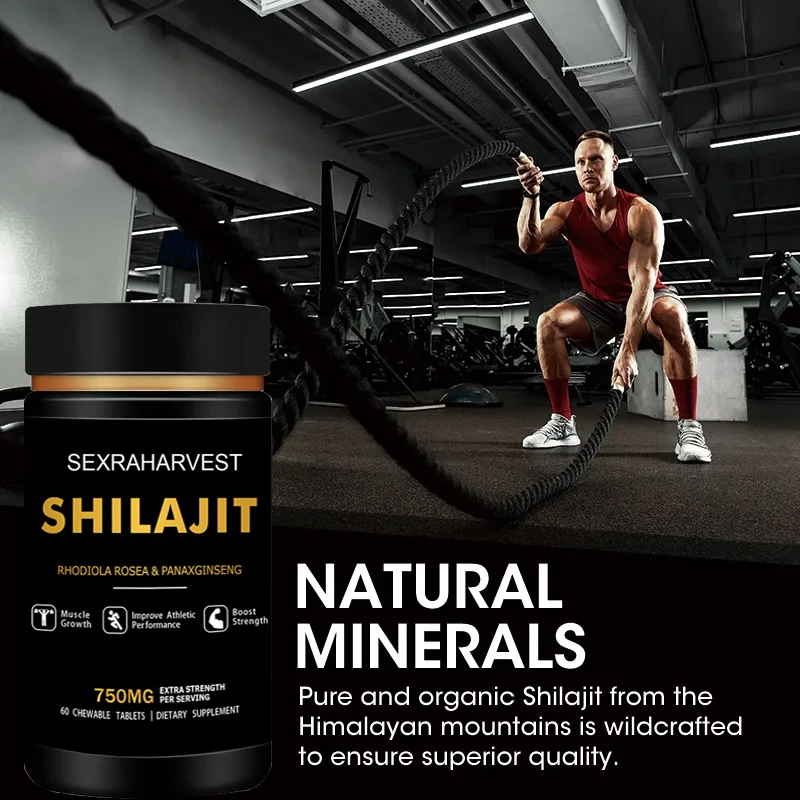 100% Original High Purity Shilajits Mineral Supplements Natural Organic Shilajit with 85+ Trace Minerals Enhance Men Performance