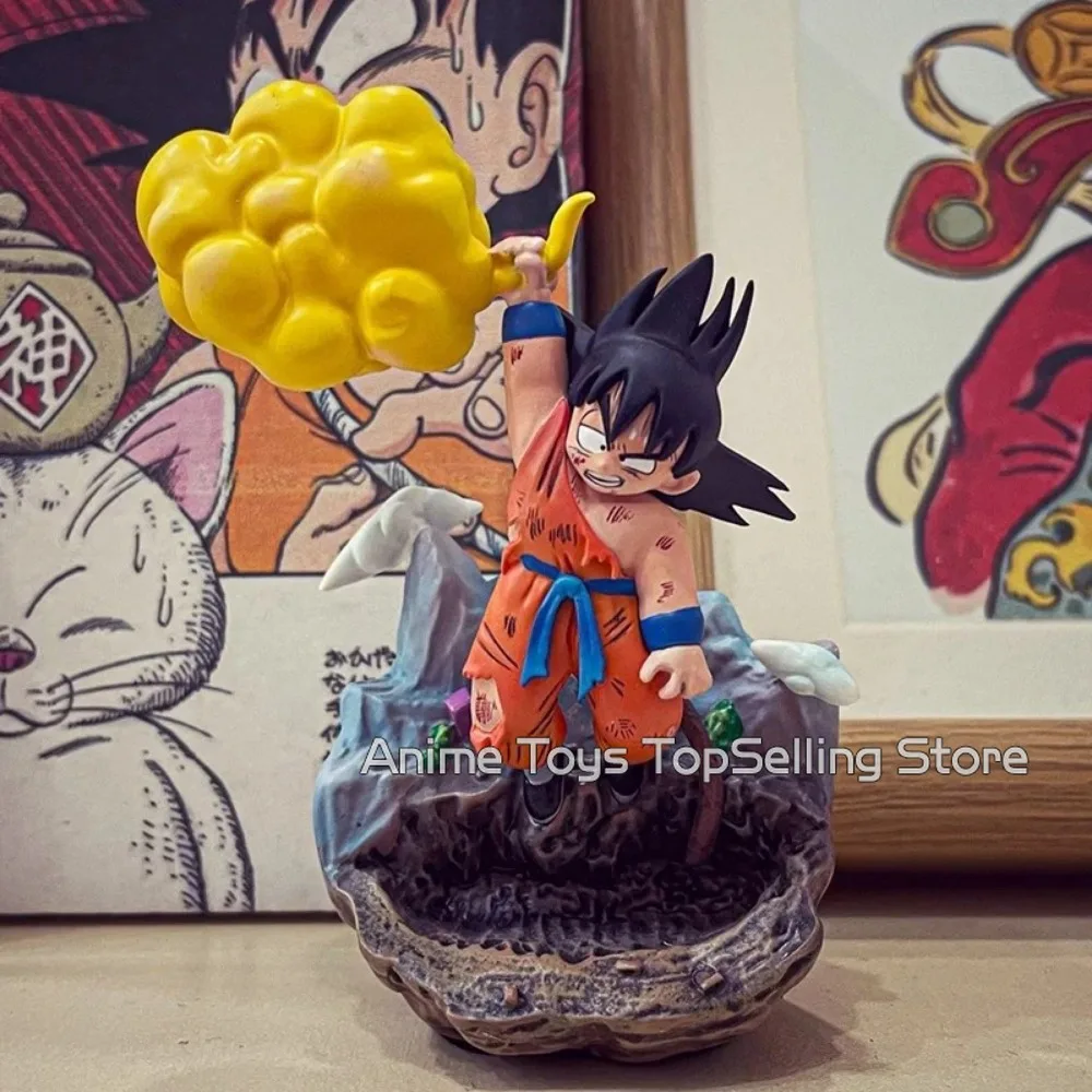 8-9cm Anime Dragon Ball Figure Goku Figure Goku Somersault cloud PVC Action Figures Collection Model Toys Gifts