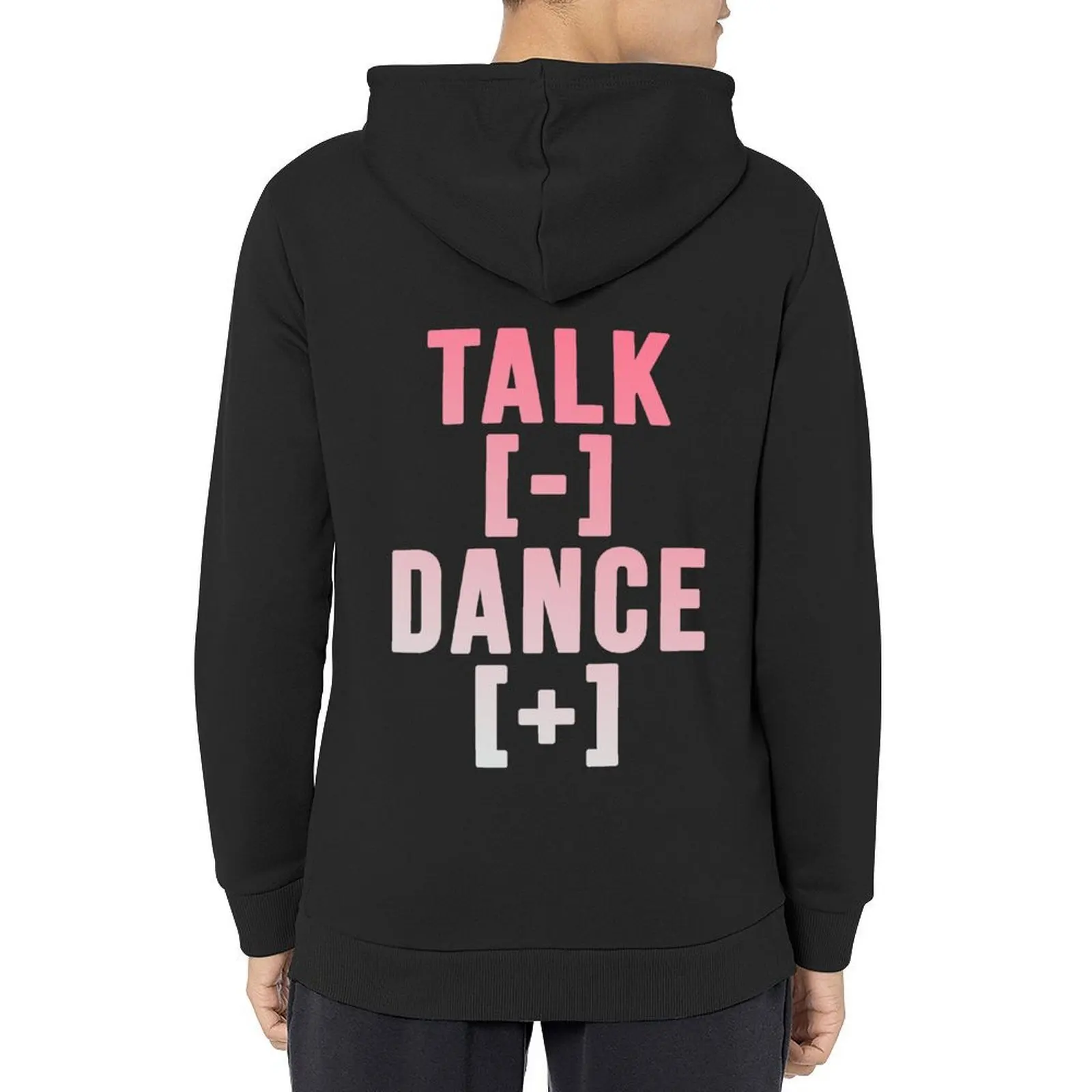 

Talk less dance more, rave gift Hoodie japanese style mens designer clothes hooded shirt anime clothing men's oversize hoodie