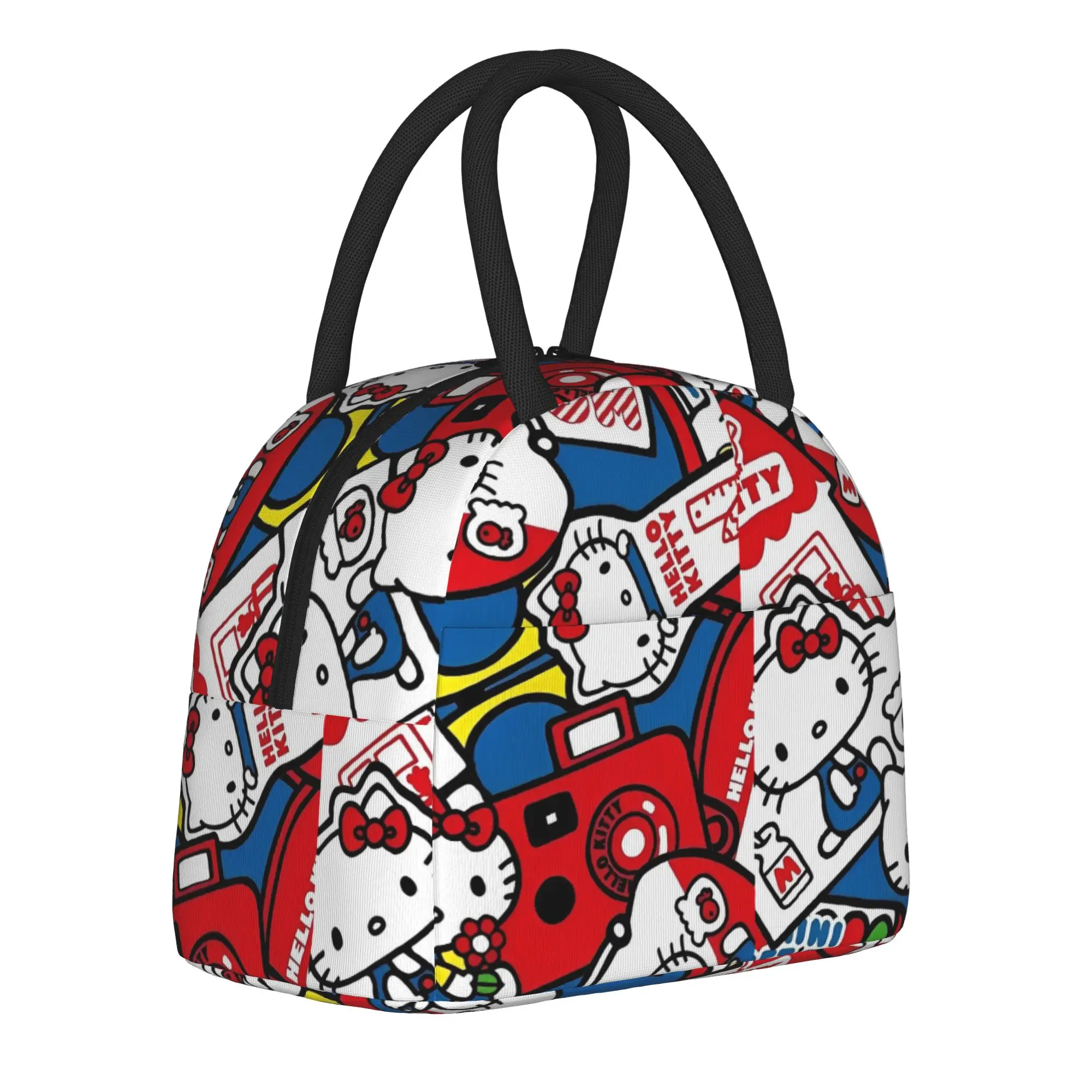 

Hellokittys Insulated Lunch Bags Cooler Bag Reusable,Meal Container High Capacity Lunch Box Tote Food Handbags Beach Outdoor