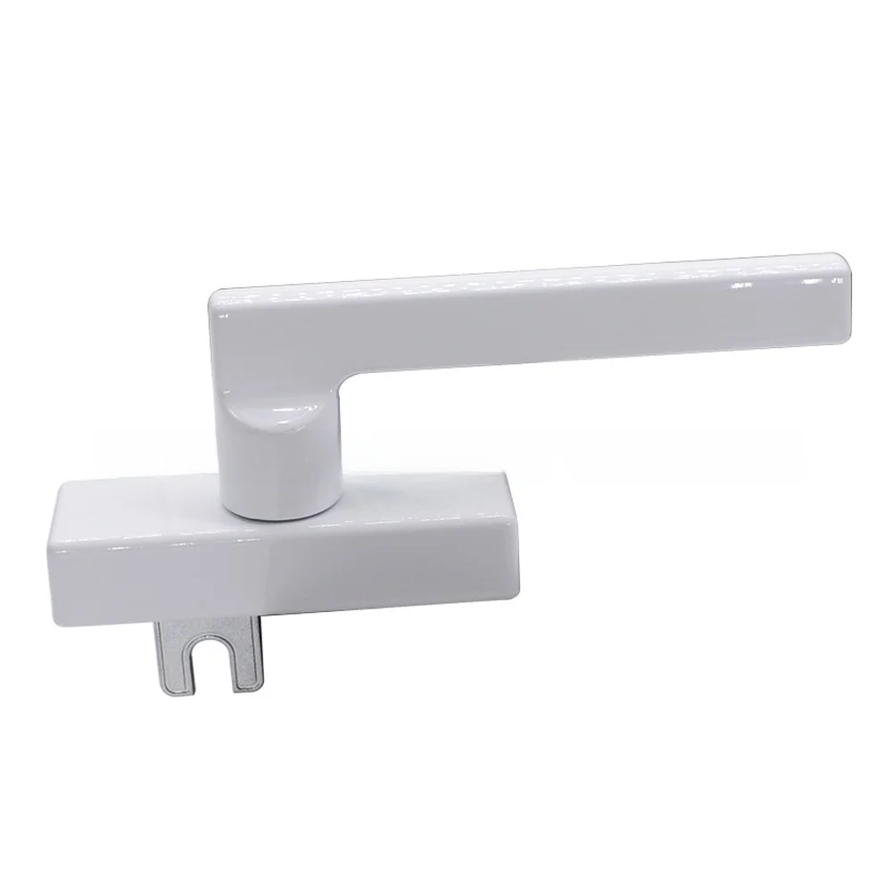 내부 개폐형 캐스먼트 창 손잡이 흰색 알루미늄 합금 및 경량 주거용 창문 적용