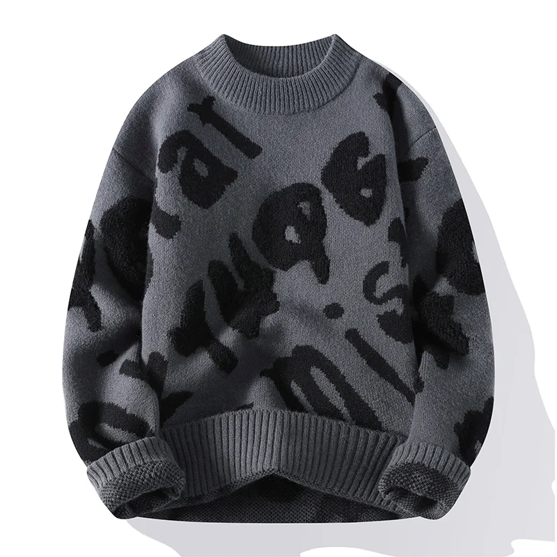 

2023 Men's Thiened Knitted Sweater Trendy Base Layer Warm Winter Faion Outerwear round Ne Long Sve Slim Fit Casual