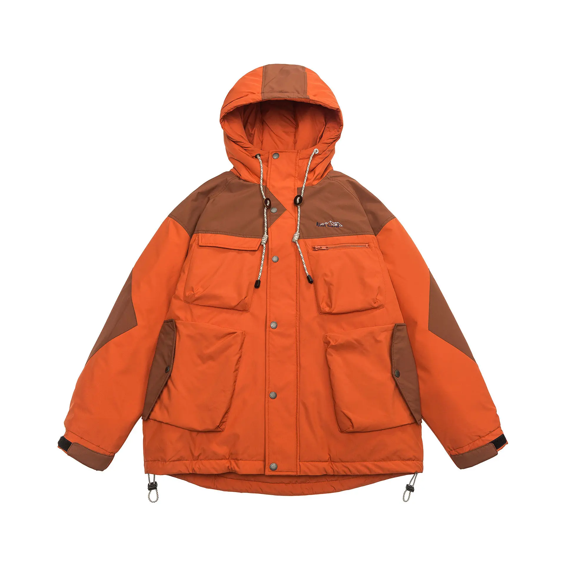 Parka grossa de algodão acolchoada para homens e mulheres, casaco de carga vintage extragrande, jaqueta impermeável, tamanho grande, casal ao ar livre, nova, inverno