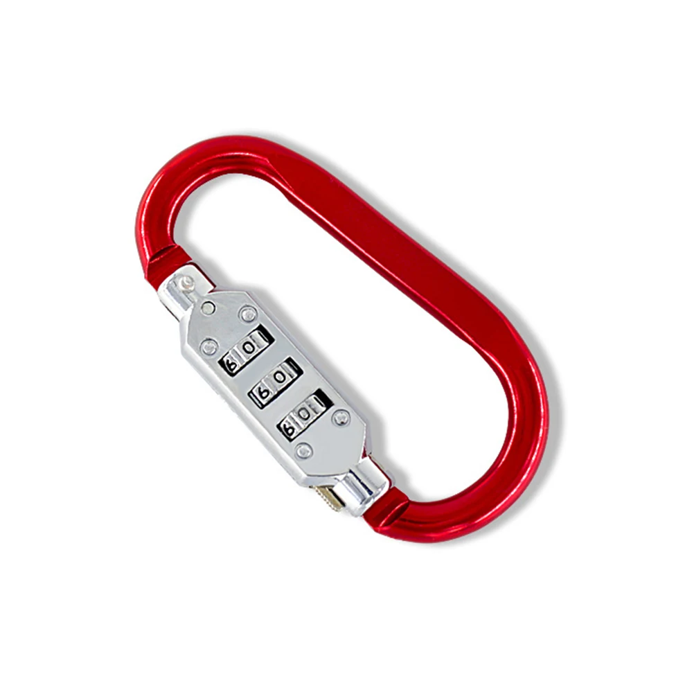 

Luggage Lock Carabiner Password Padlocks Dial Number Suitcase Backpack Security Travel Theft Proof Lightweight Portable Outdoor