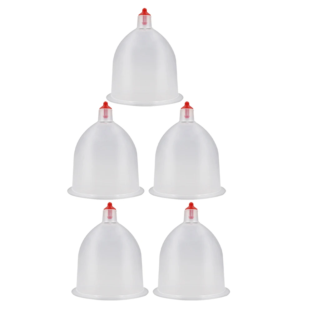 

5pcs Disposable Vacuum Suction Cups for Home Use Portable Cupping Devices Strong Adsorption Back Massage Spa Salon Therapy