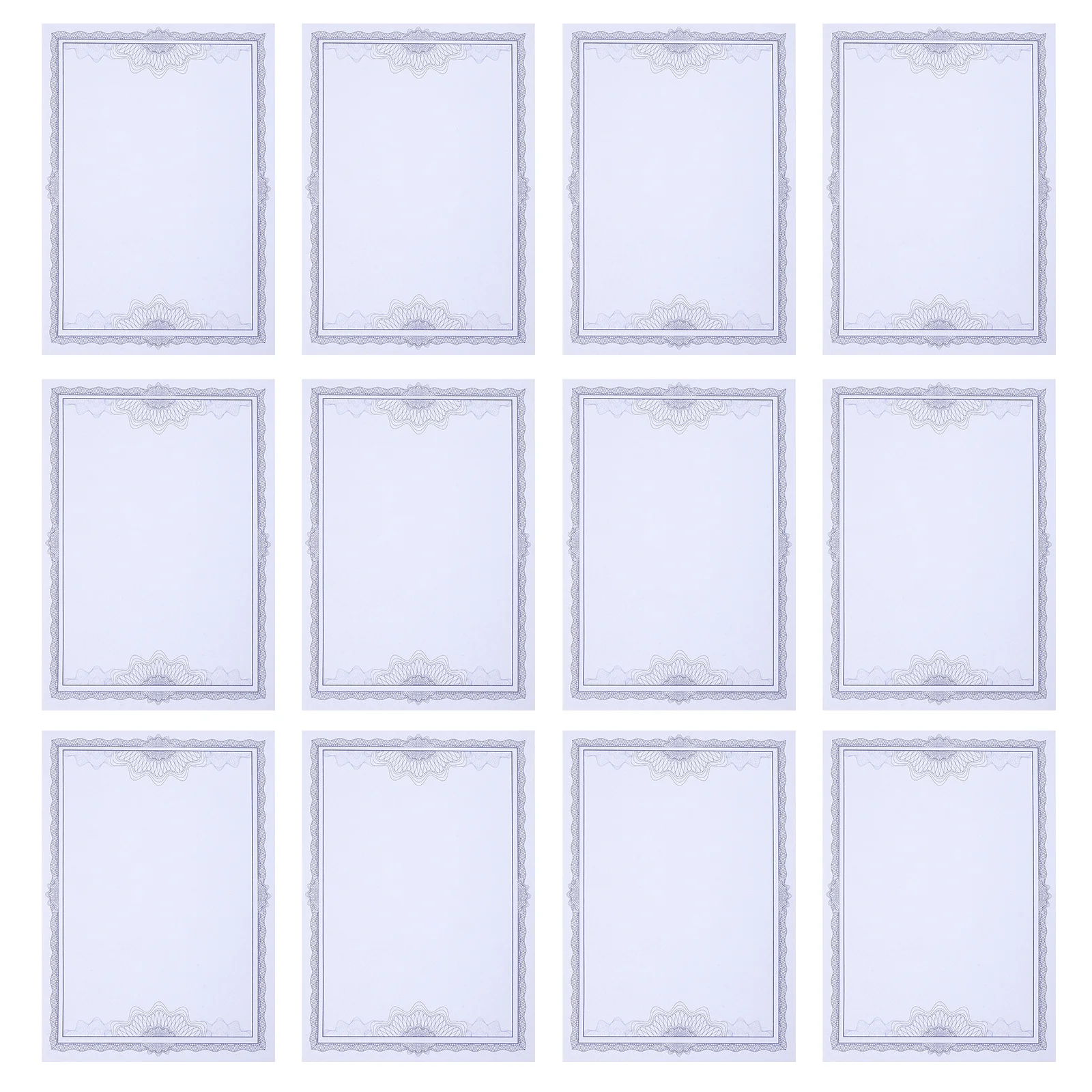 

50 листов высококачественной внутренней бумаги для сертификатов, пустая бумага для наградных сертификатов для школы, офиса, признания достижений сотрудников