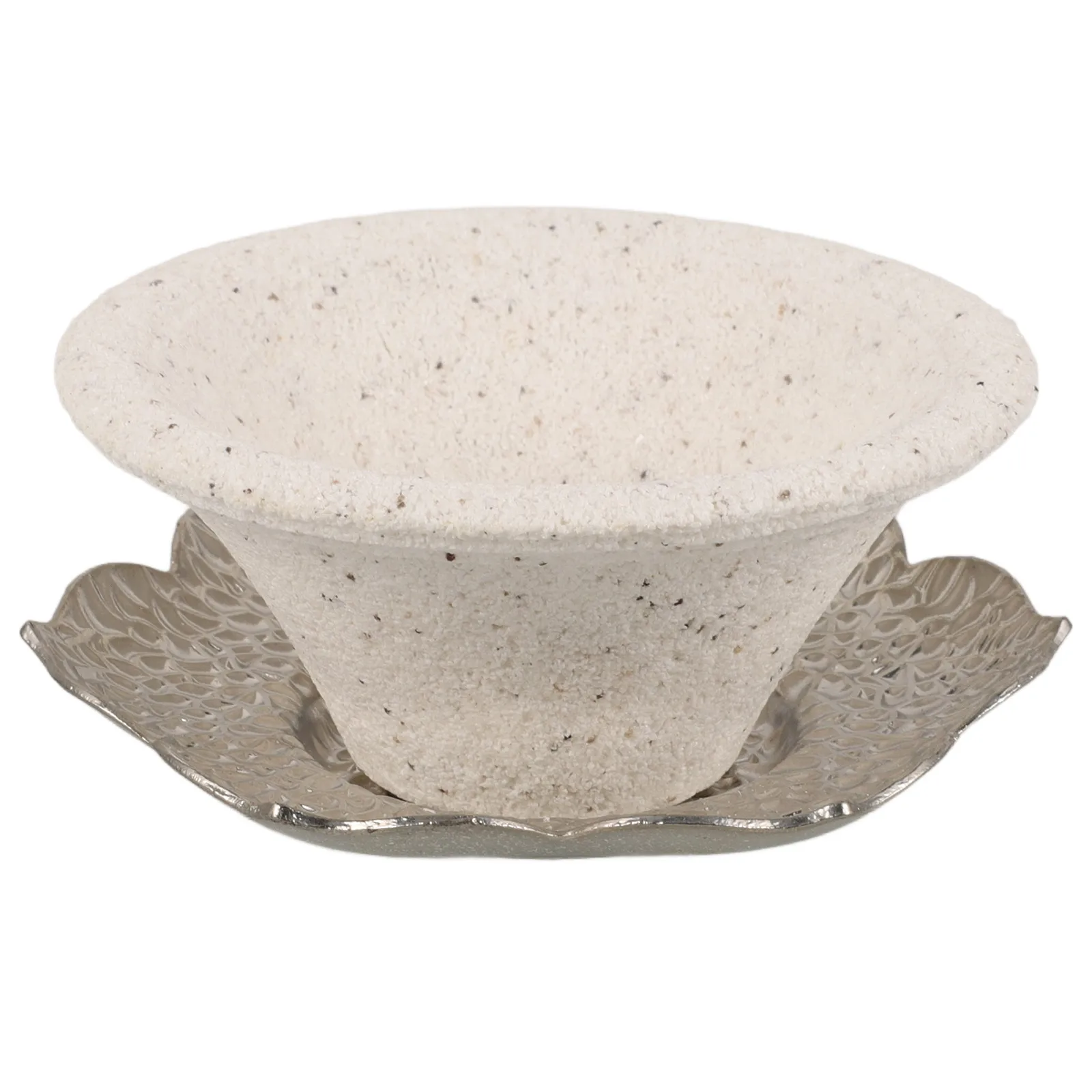 

Ceramic Strainer Filter Coffee Infuser Dripper Compact Portable Home Office Easy Wash Porcelain Filter for Funnel Loose Leaf Tea