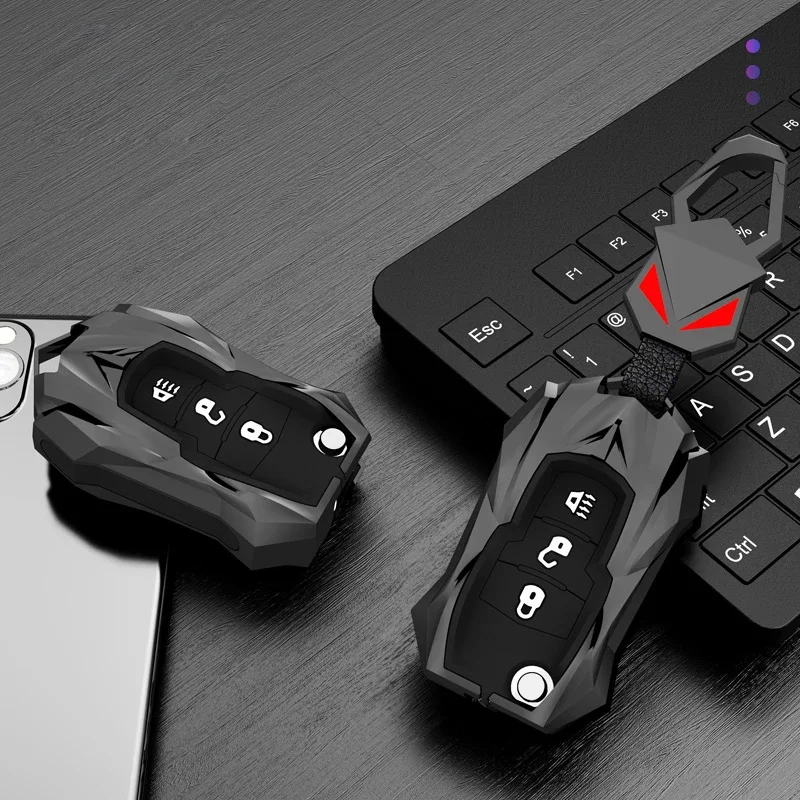 3 Buttons Zinc Alloy+Silica Gel Car Key Case Cover for GREAT WALL WINGLE 5 6 3 7 Voleex C30 STEED HAVAL GW HOVER H5