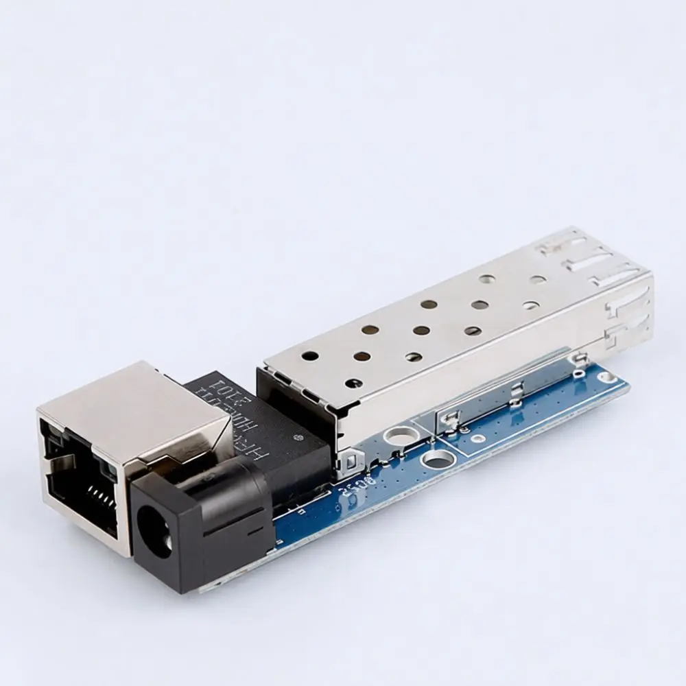 High Speed SFP Gigabit Transceiver PCBA Board 1.25G Fiber Optic Network Media Converter Module Compatible LC SC Connectors