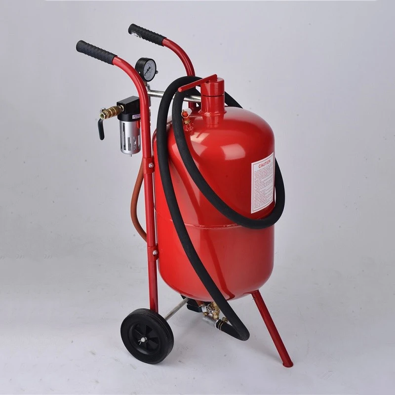 Imagem -05 - Oxidação Móvel de Aço Resistente do Blaster da Areia do ar Abrasivo de 80l 20gal Remove a Máquina da Recondição da Limpeza de Superfície a