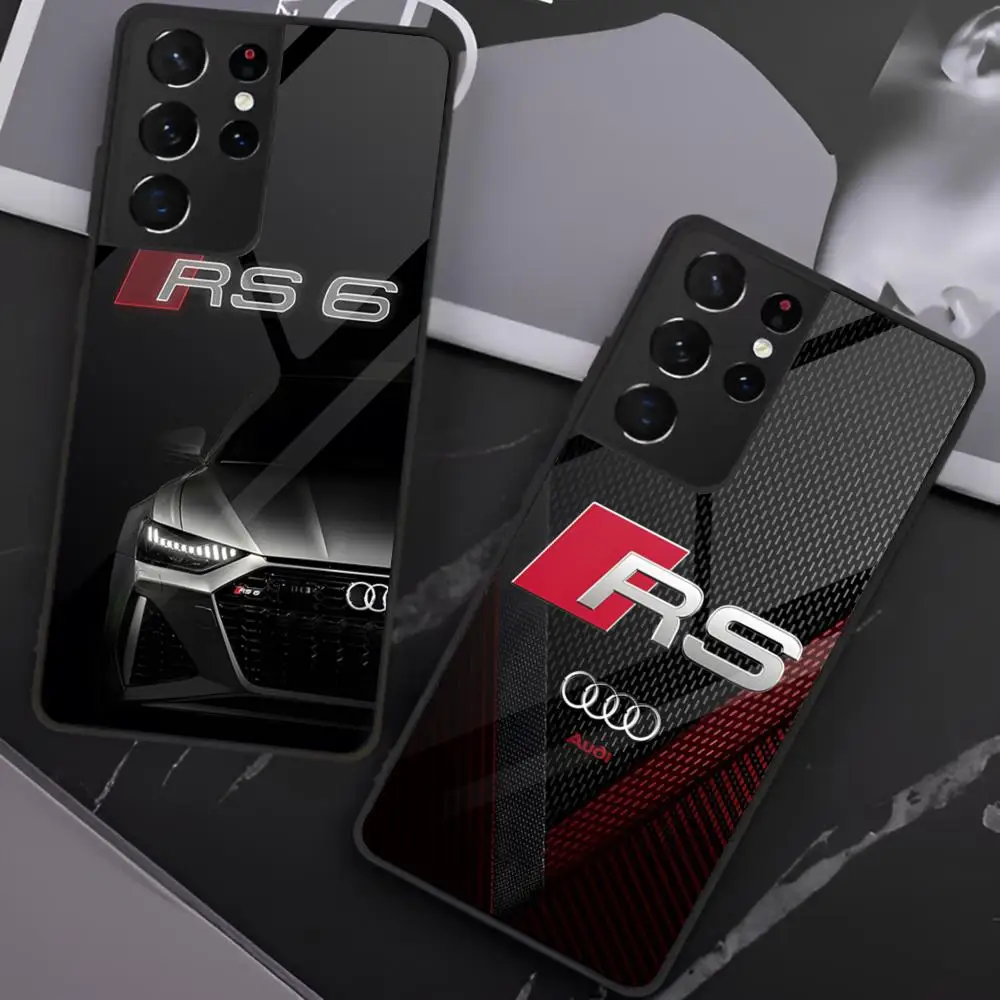 Luxury Sport Car A-Audi RS MAISTO Phone Case For Samsung S25 S24 Ultra 23 Fe 22 Plus Galaxy A54 A55 A16 A13 A24 A15 Glass Cover