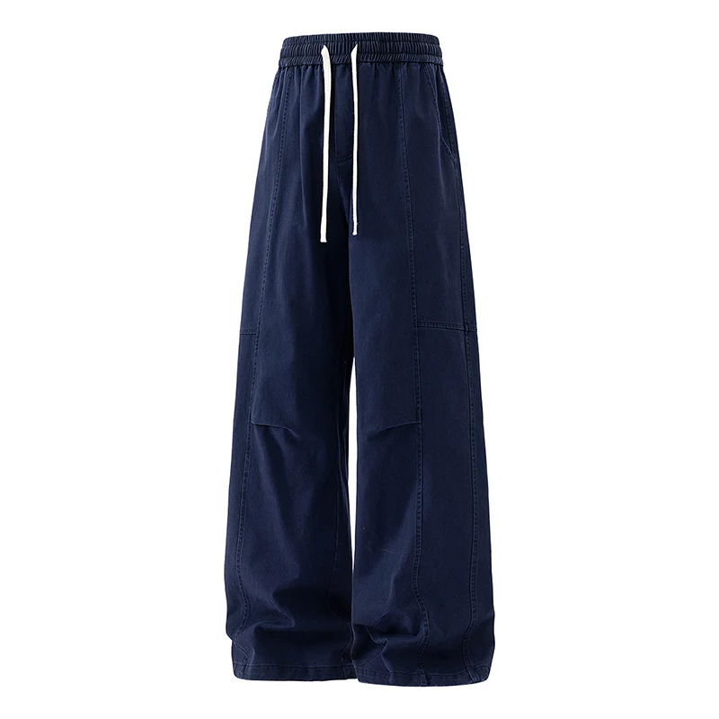 

Four Season Comfortable Fashionable Trendy Couple's Versatile Pants Outdoor Cycling Windproof Loose Comfortable Wide Leg Pants