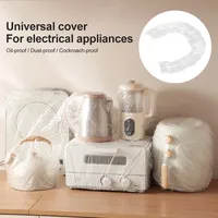 50pcs Disposable Dust Covers Large Capacity Plastic Transparent Kitchen Appliances Fans Rice Cooker Dust Insect Prevention Cover