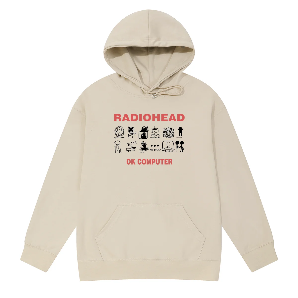 

Radiohead OK Computer Vintage Hoodies Sweatshirts America Tour Rock Music Boys Girls Sweater Clothes Men Women Unisex Cotton