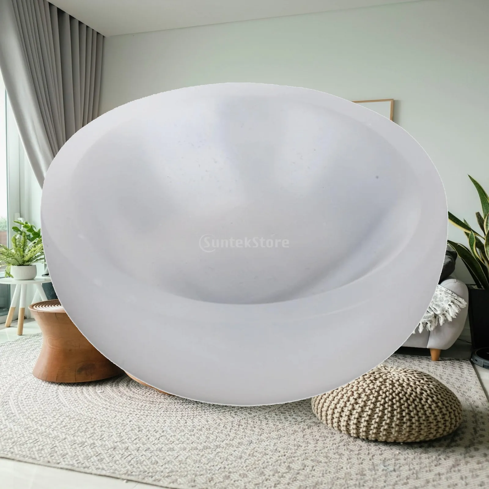 Selenite Bowl Jewelry Bowl Craft Organizer DIY Supplies Home Decoration for Birthday Countertop Living Room Tabletop Gift
