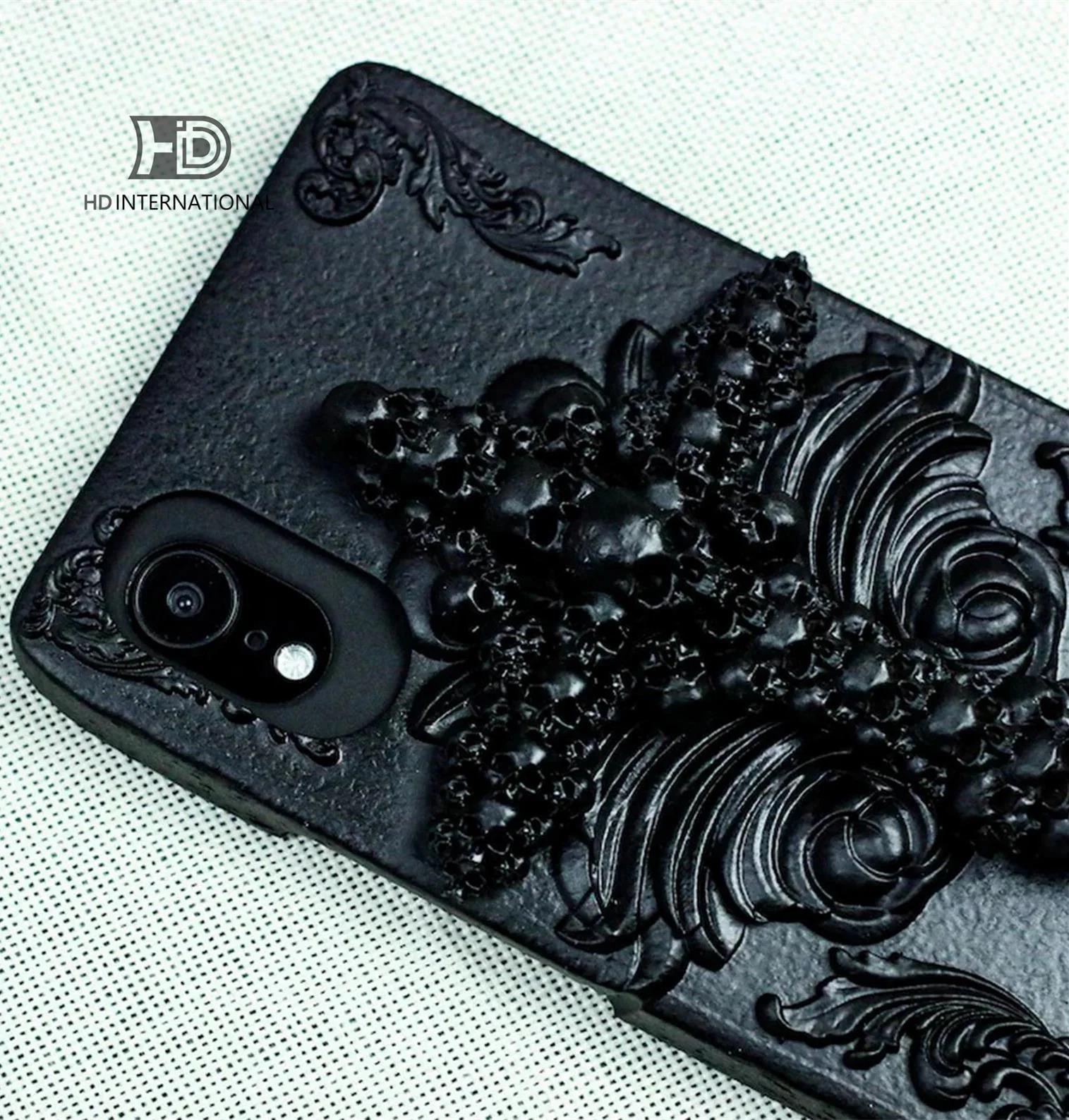 iPhone13 case,skull phone case,many skull phone case,bone phone case,scary phone case,Gothic skull cross iPhone case