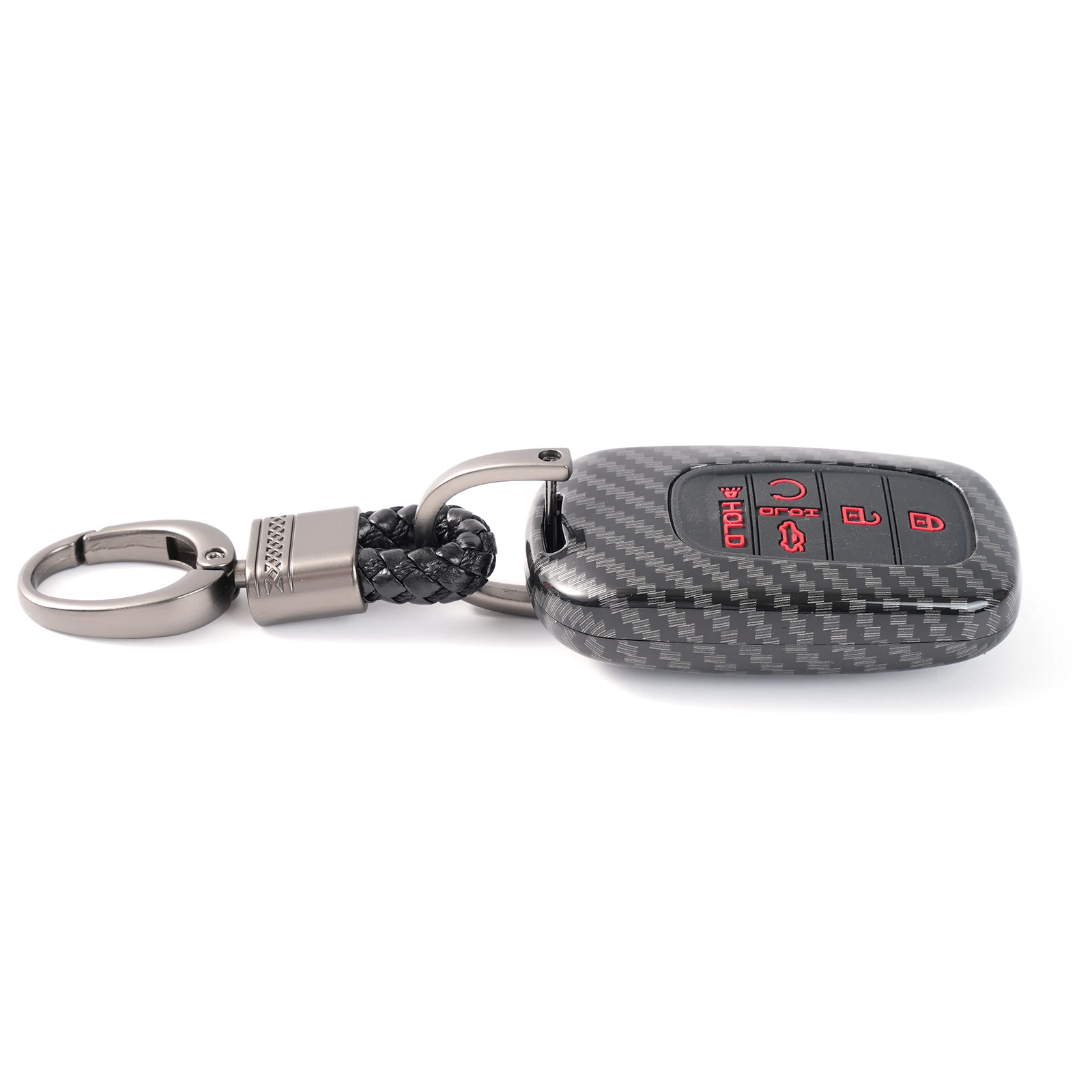 Carbon Fiber Car Key Cover Case Shell For Honda Civic Accord Pilot HRV HR-V CRV CR-V 2022 2023 2024  keyless Remote Key Fob