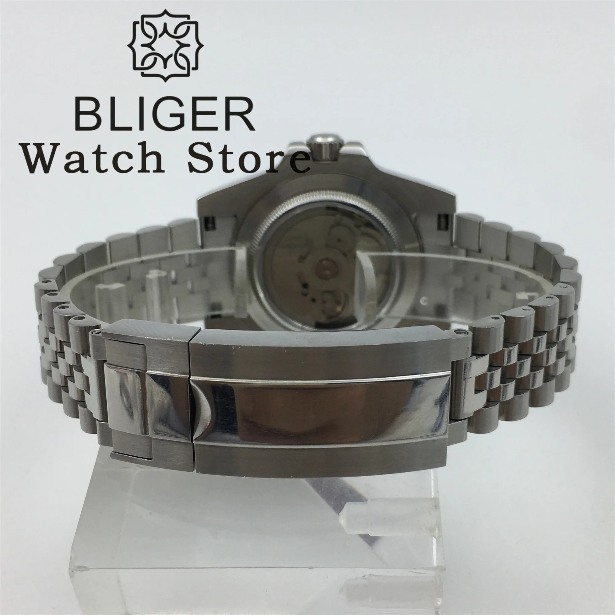 BLIGER 40 مللي متر ساعة الغوص الفاخرة المقاوم للصدأ الرياضة NH36 التلقائي الميكانيكية ساعة اليد 100 متر مقاوم للماء ساعة للرجال Reloj Hombre