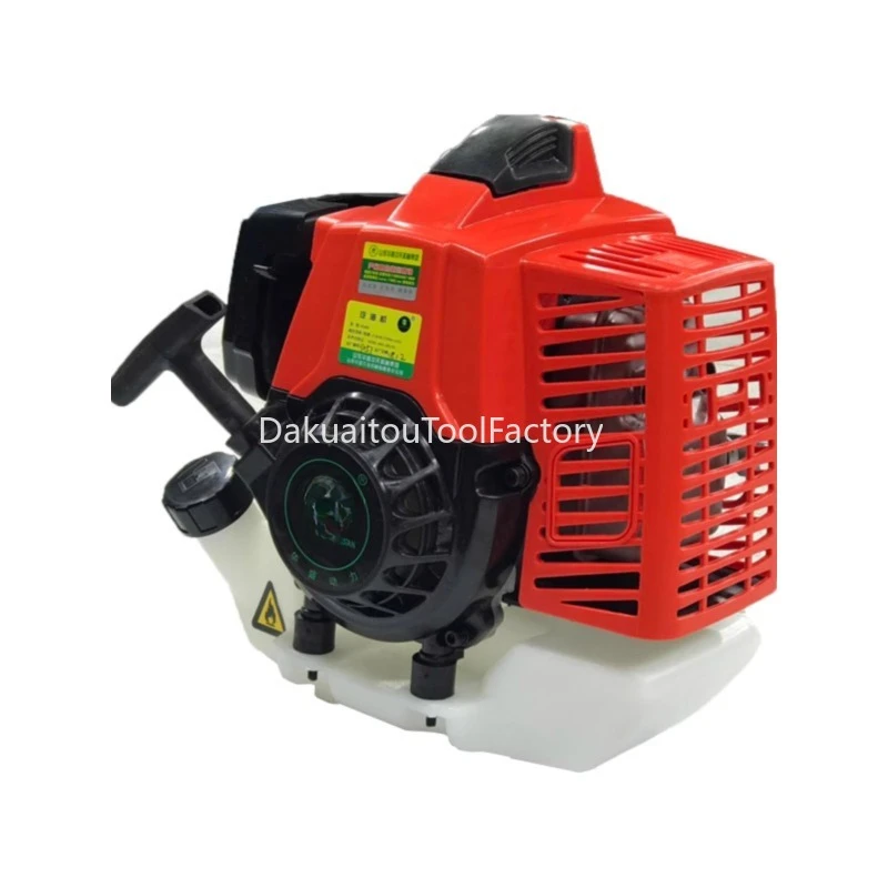 80cc 1E53F 2T  Gasoline Engine 2 Stroke For Earth Drill Brush Cutter Goped  Scooter Outboart Motor  53mm Cylinder Piston