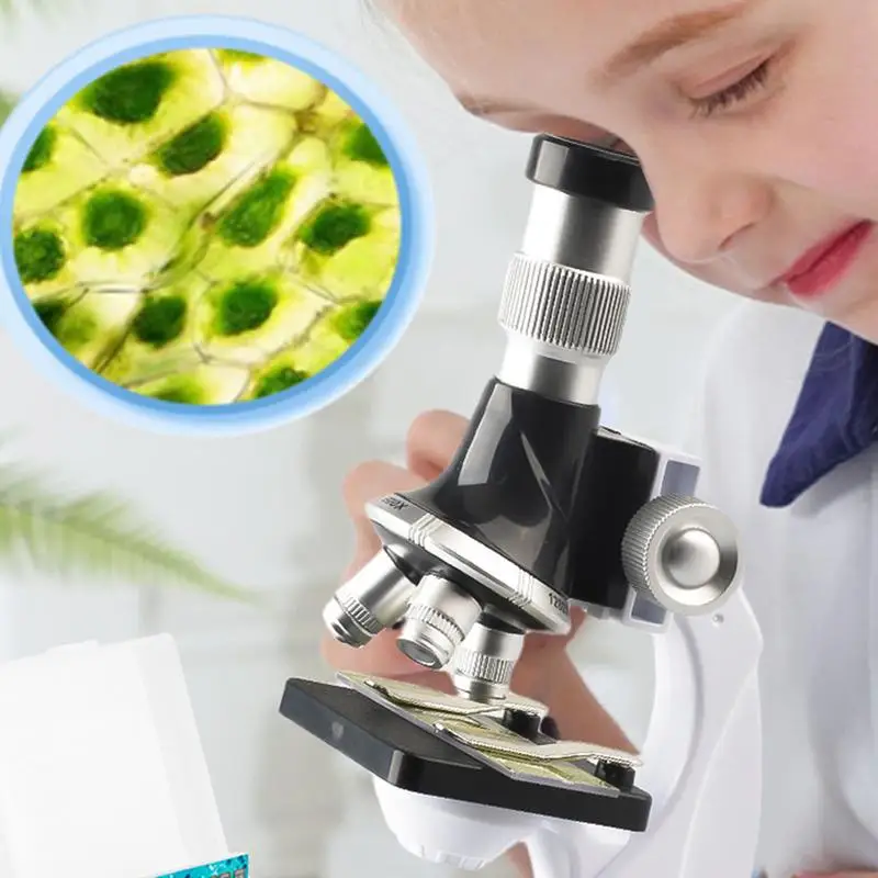 Portable Microscope Kit Portable Lab Microscopes Kid Science Experiment Microscope Toy Biological Science Educational Learn toys