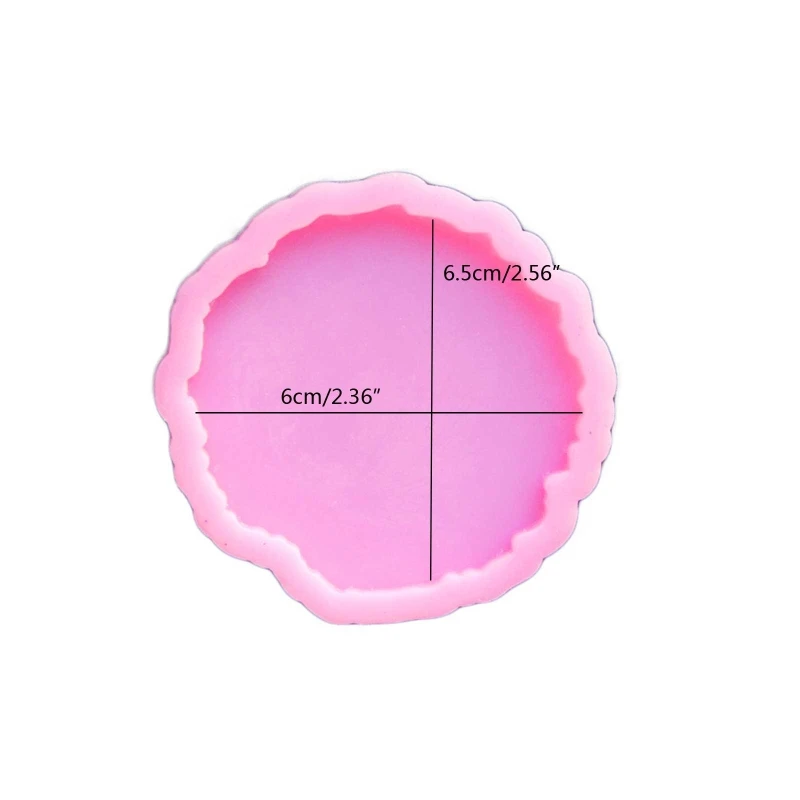 Sottobicchieri stampi in resina siliconica vassoio stampi per colata tappetino per tazza stampo per colata epossidica per decorazioni per feste