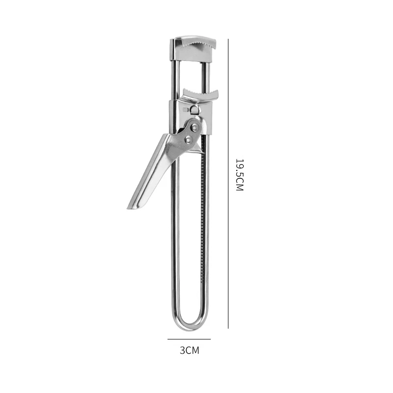Stainless Steel Adjustable Multi Function Labor Saving Bottle Jar Can Opener Kitchen Tool Heavy Duty Easy Grip Accessories