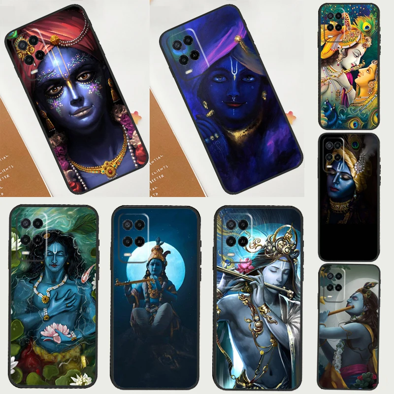 Indian God Lord Krishna For OPPO Find X5 X3 Pro A53S A5 A9 A31 A53 A1K A15 A52 A72 A83 A91 A93 A54 A74 A94 Case