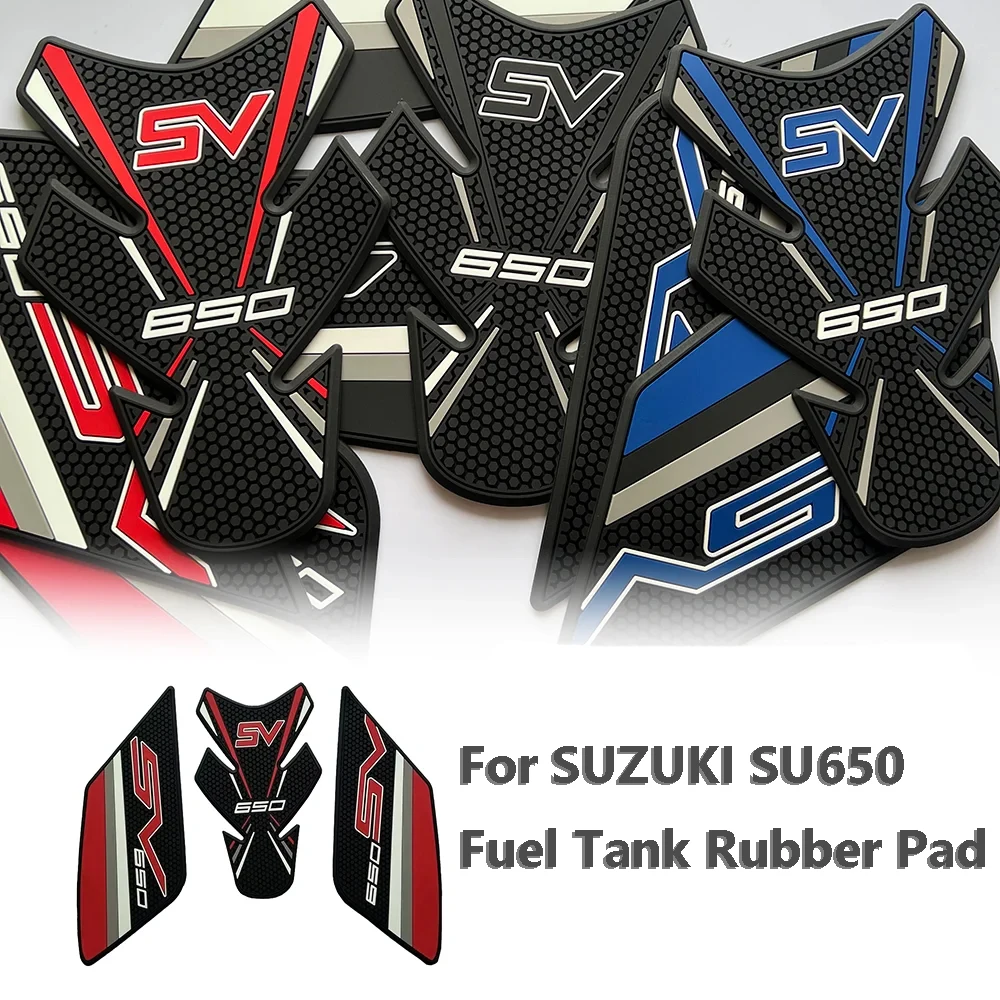 

Motorcycle tank pad For SUZUKI SV650 SV 650 Non-slip Side Tank Knee Pads Protection Stickers High Quality Rubber