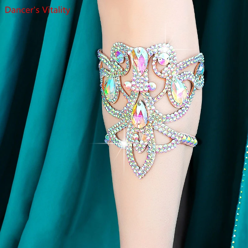 belly dance accessory for women bellydancing stones foot ring dance performance jewelry