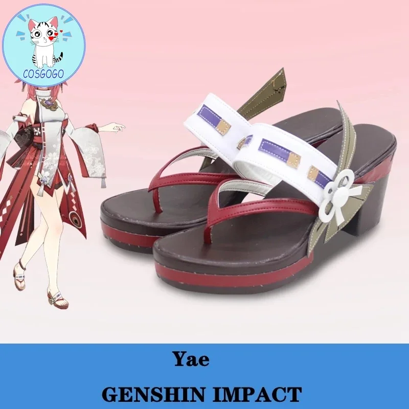 Anime Game Genshin Impact Cosplay Yae Shoes, New Characters In The Project. 100% Restore Game Details